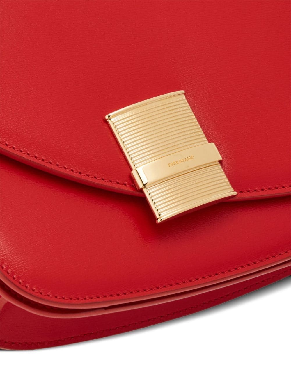 small Asymmetric leather crossbody bag - 5