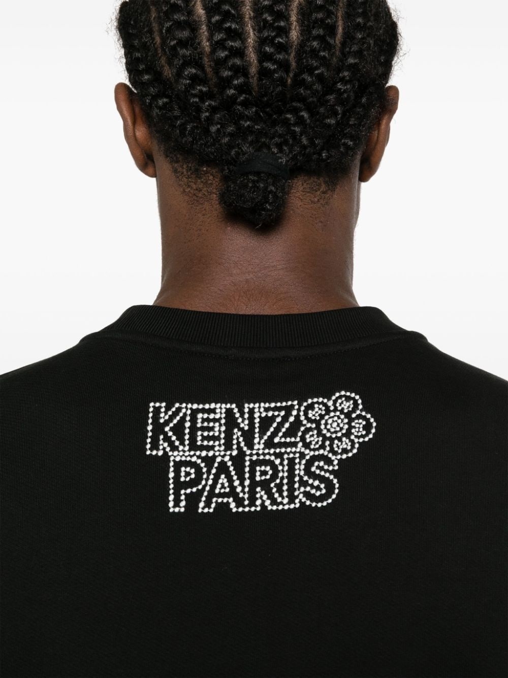 Constellation-embroidered cotton sweatshirt - 5