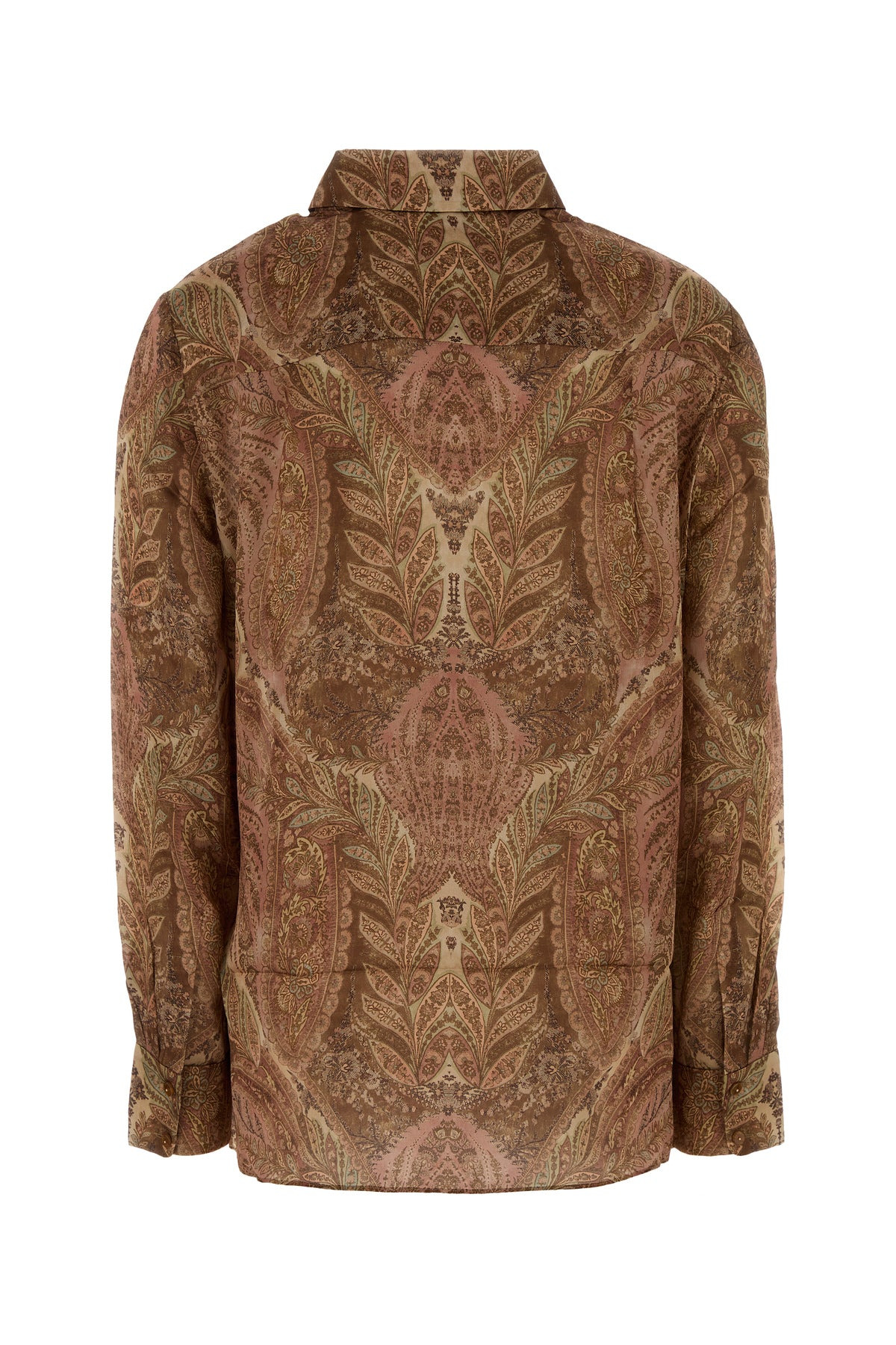 Printed satin Hypnotic shirt - 2