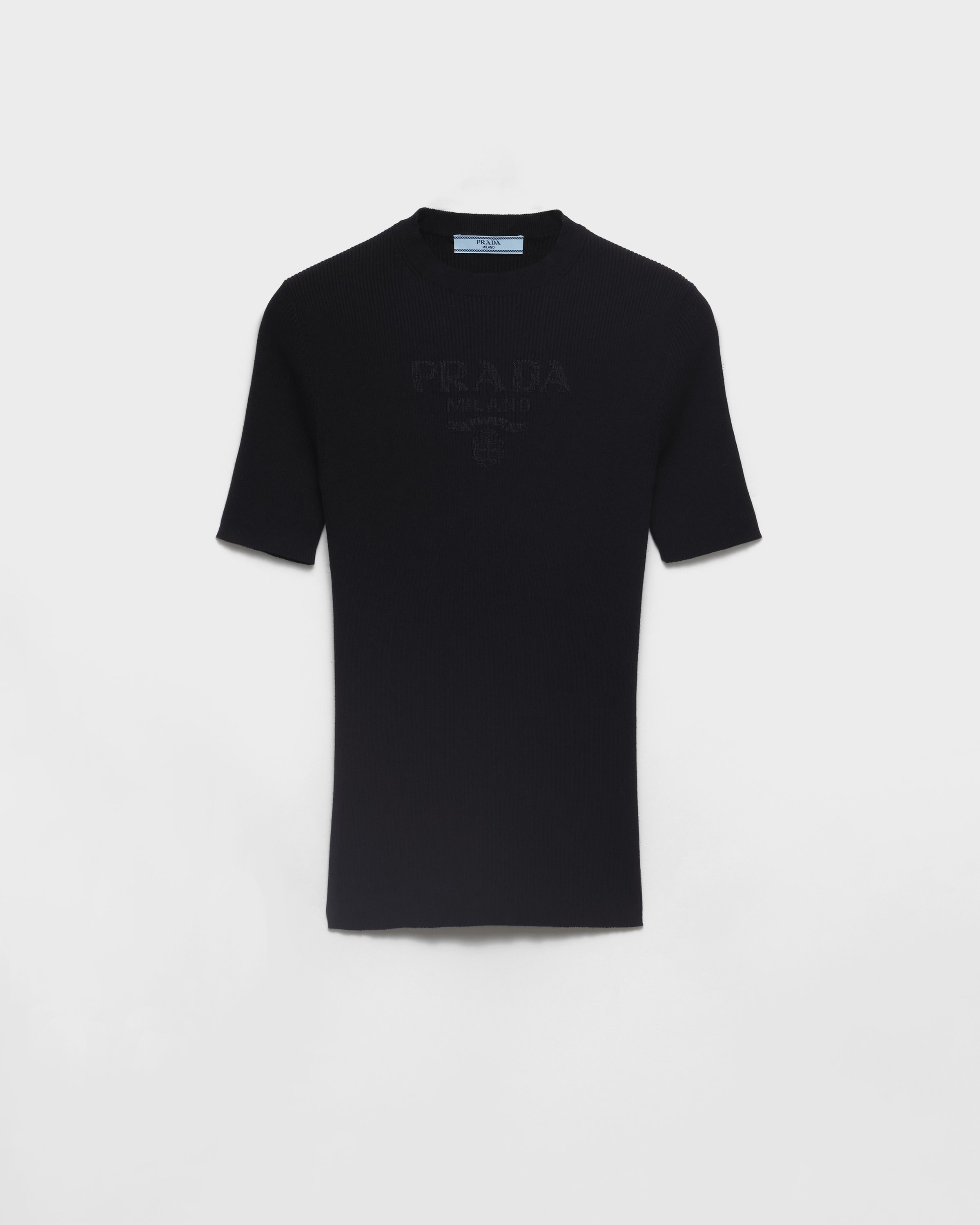 Cotton crew-neck sweater - 1