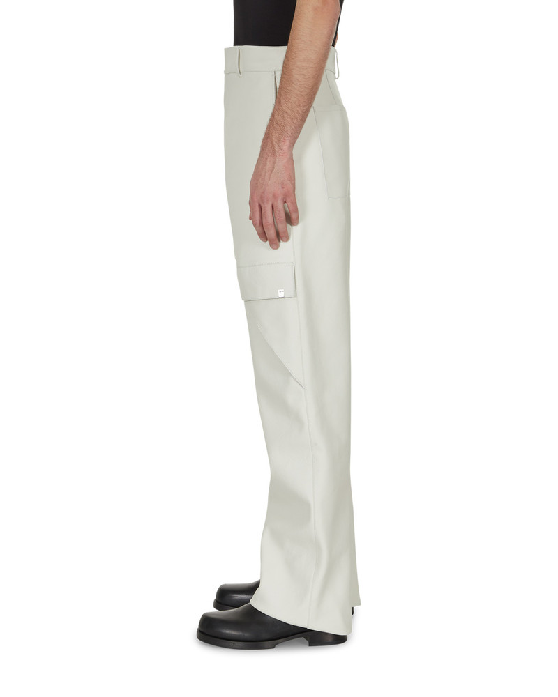 CARGO POCKET LEATHER PANT 9