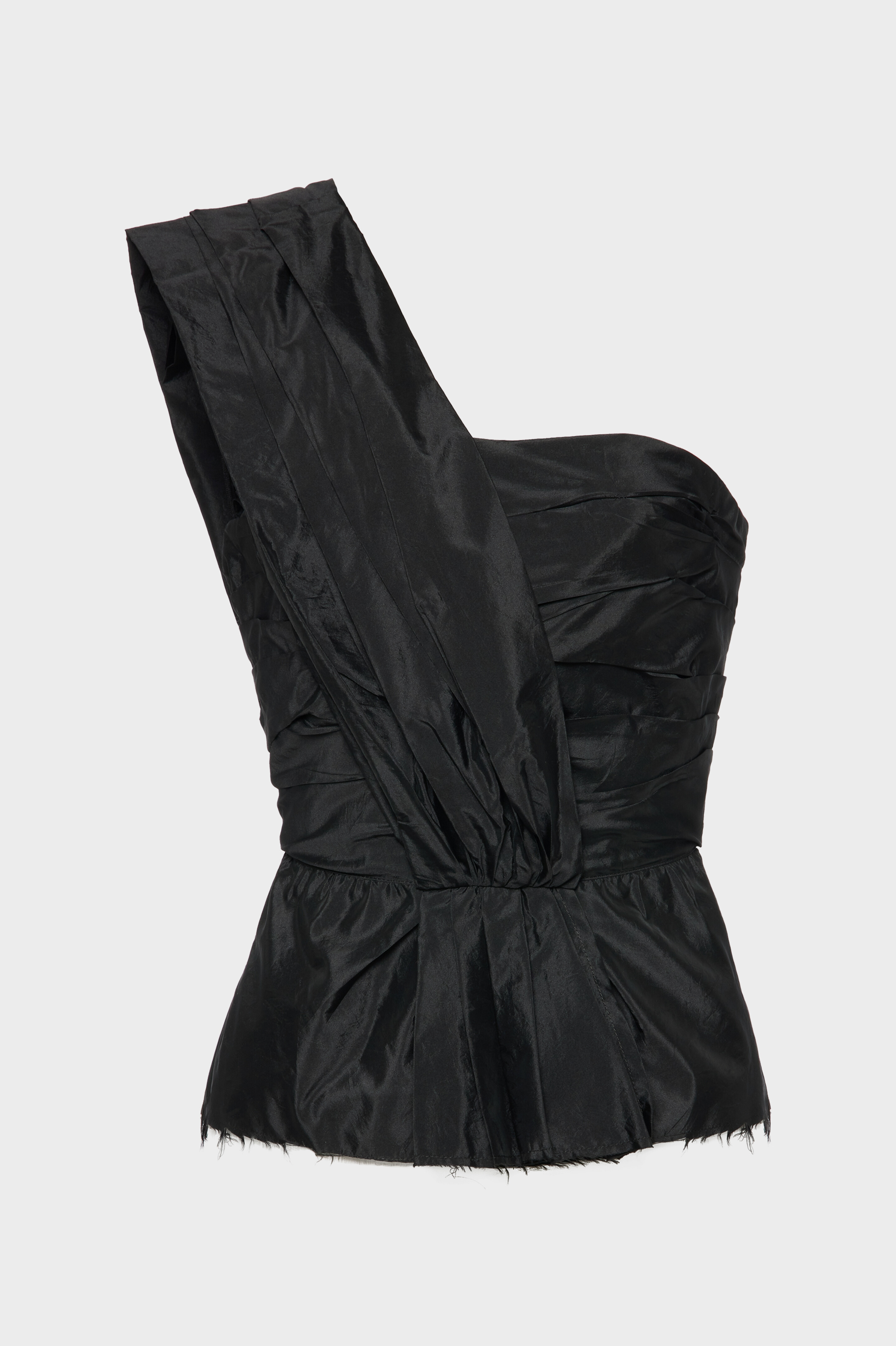 Asymmetric draped top - 2