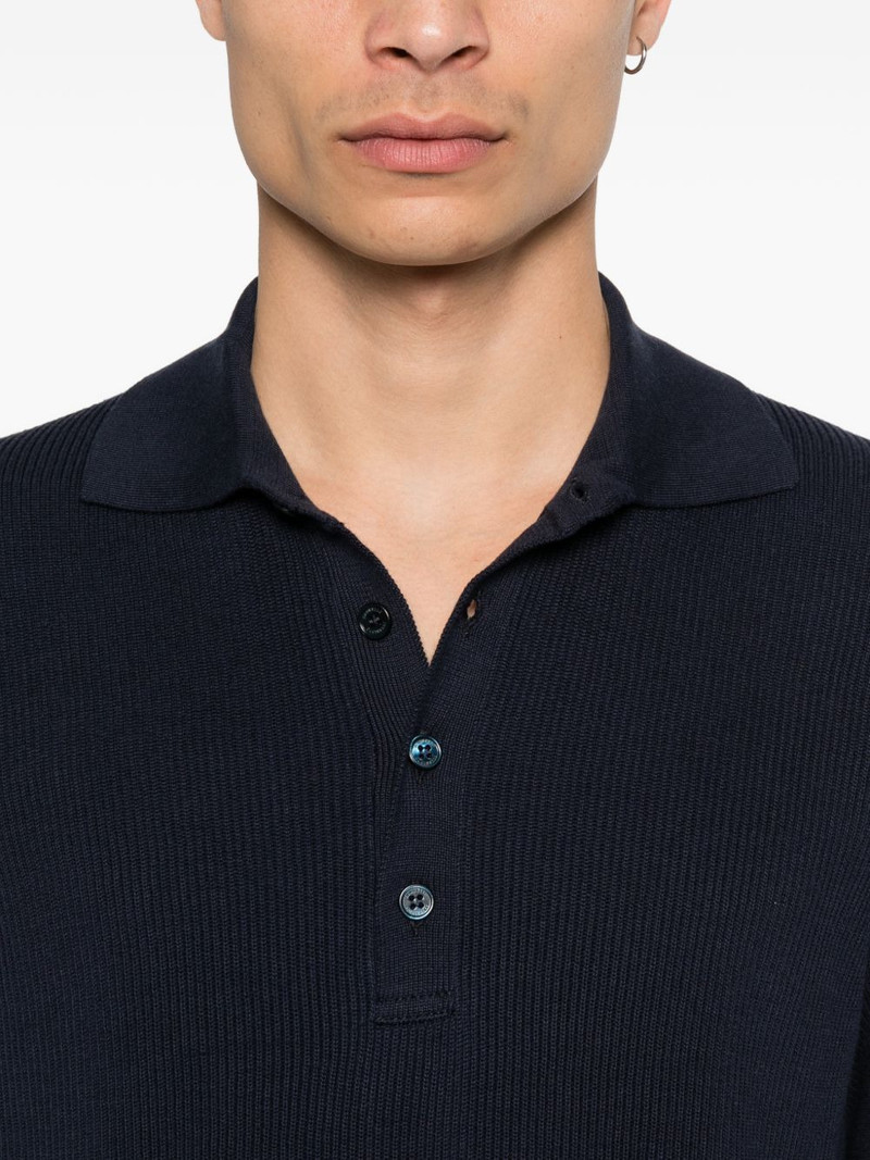ribbed polo shirt 4