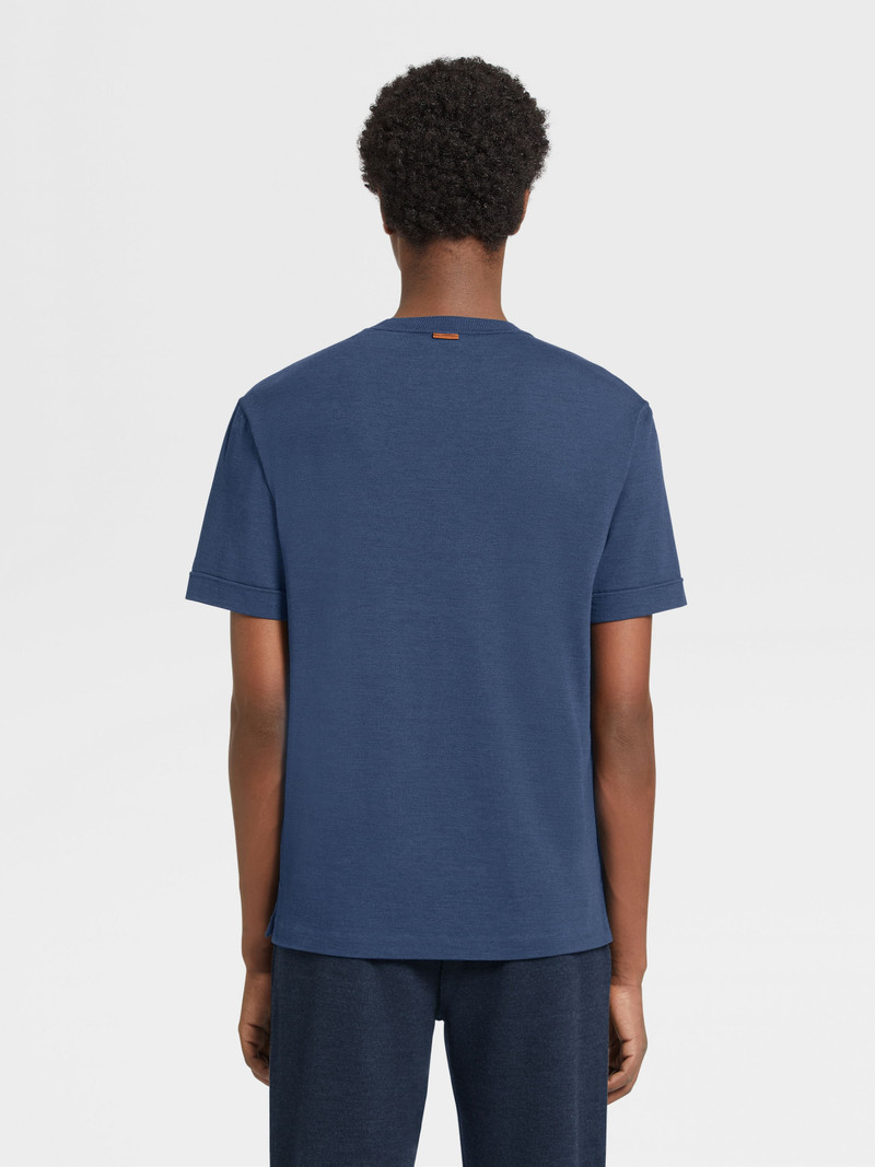 UTILITY BLUE 12MILMIL12 WOOL T-SHIRT 3