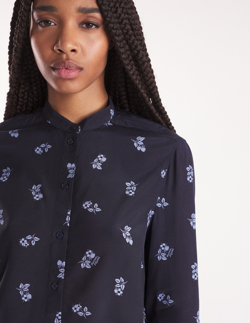 STAND COLLAR SHIRT 4