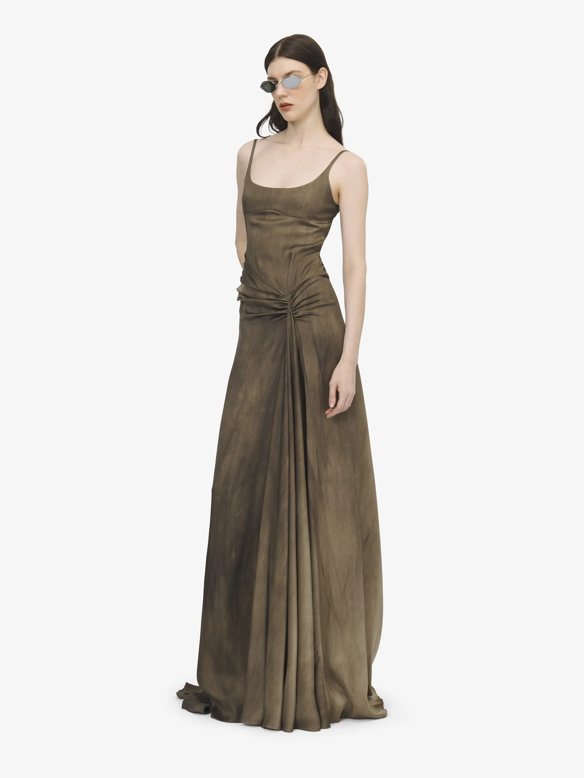 bridesmaid dress photos Satin Prom Dress Champagne L Billie Champagne by Grace Loves Lace Crafted from eco Blue Dove A-Line Boho Color:Iris Blue Emerald Prom Dresses