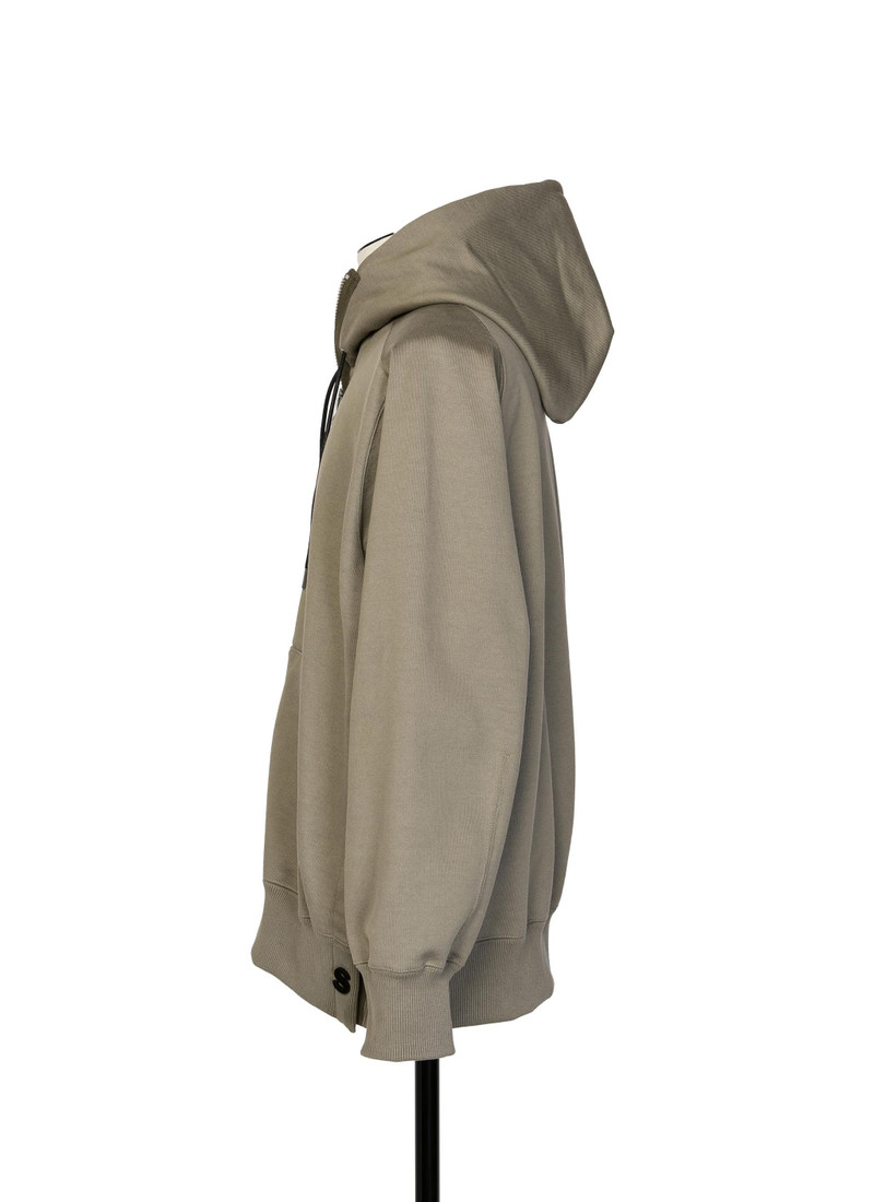 sacai s Sweat Jersey Hoodie outlook