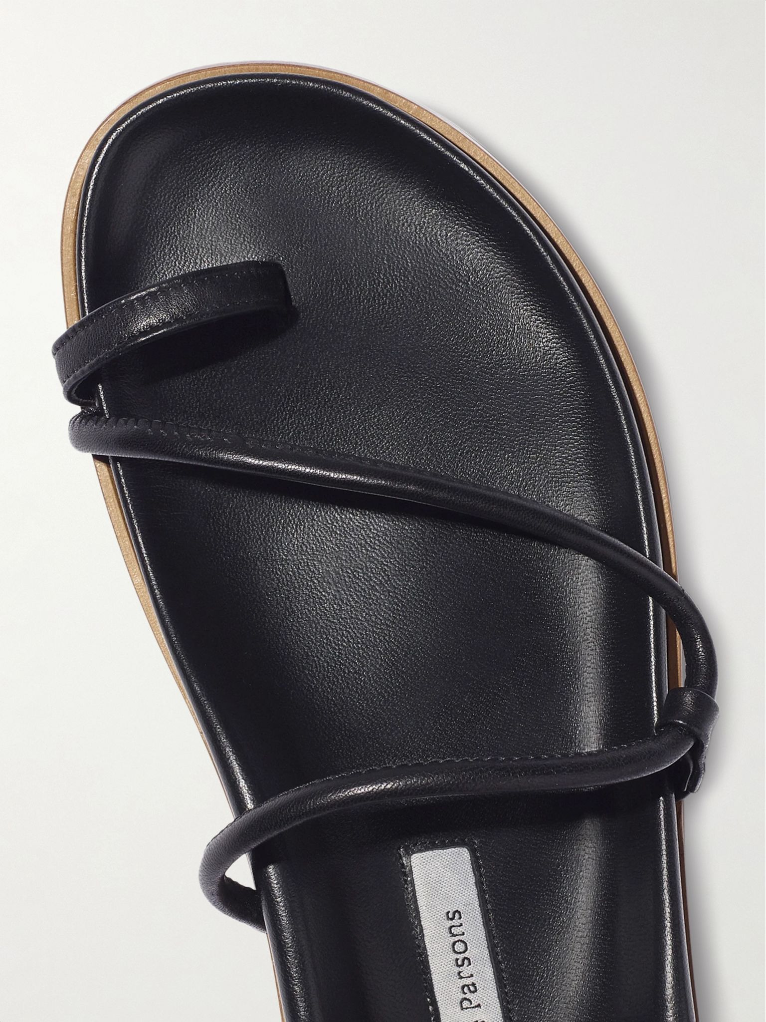 Bari leather sandals Black - 3