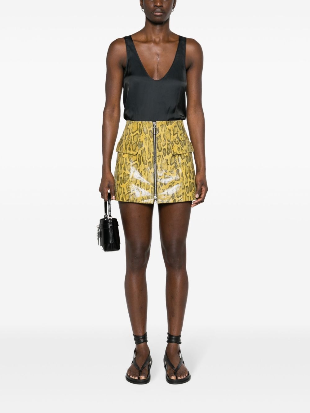 Carys satin-finish tank top - 2