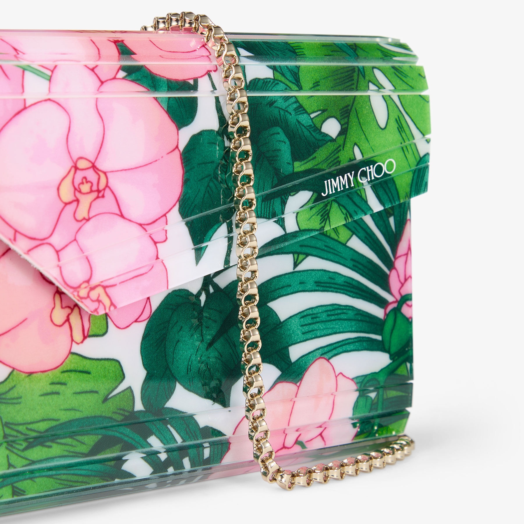 Candy
Tropical Orchid Acrylic Clutch Bag - 4