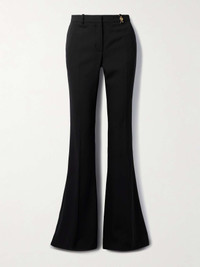 VERSACE Icons Medusa '95 embellished wool-blend flared pants