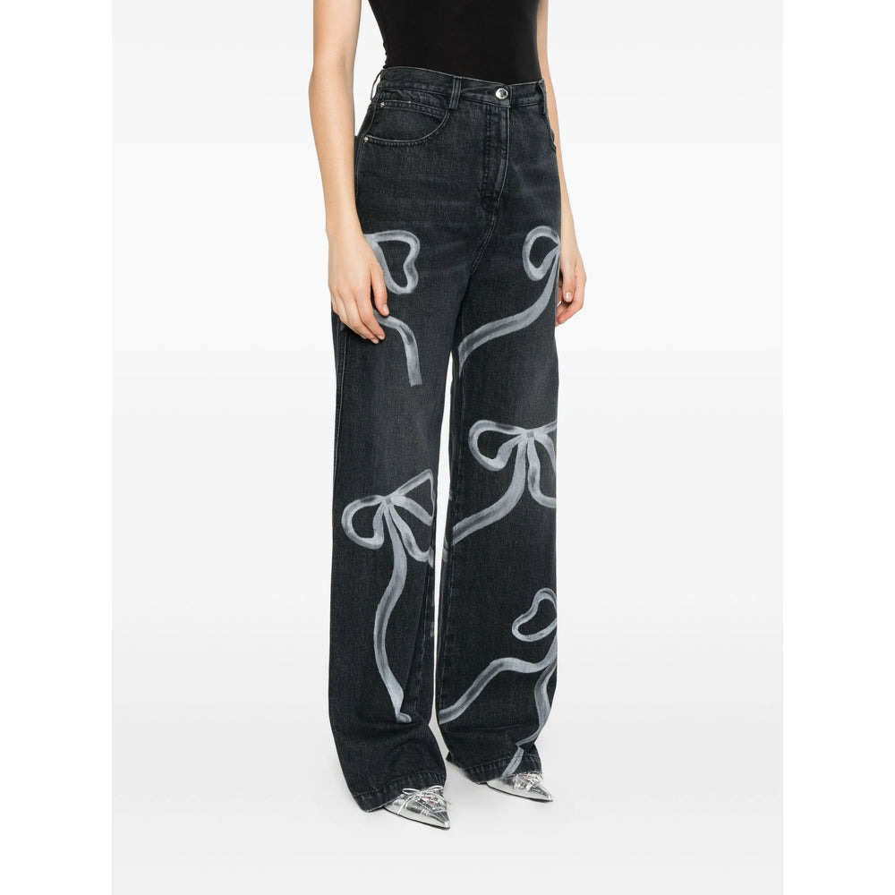 Mach & Mach Black Denim - Straight-Leg Jeans Women - 3