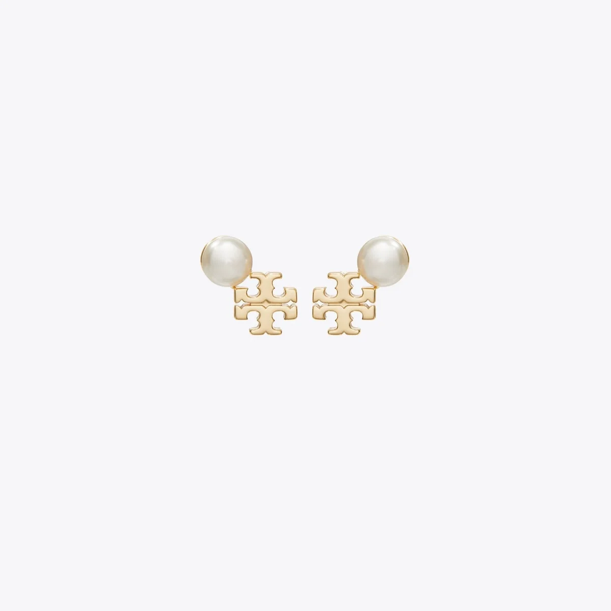 Moondance Logo and Pearl Stud Earrings - 1