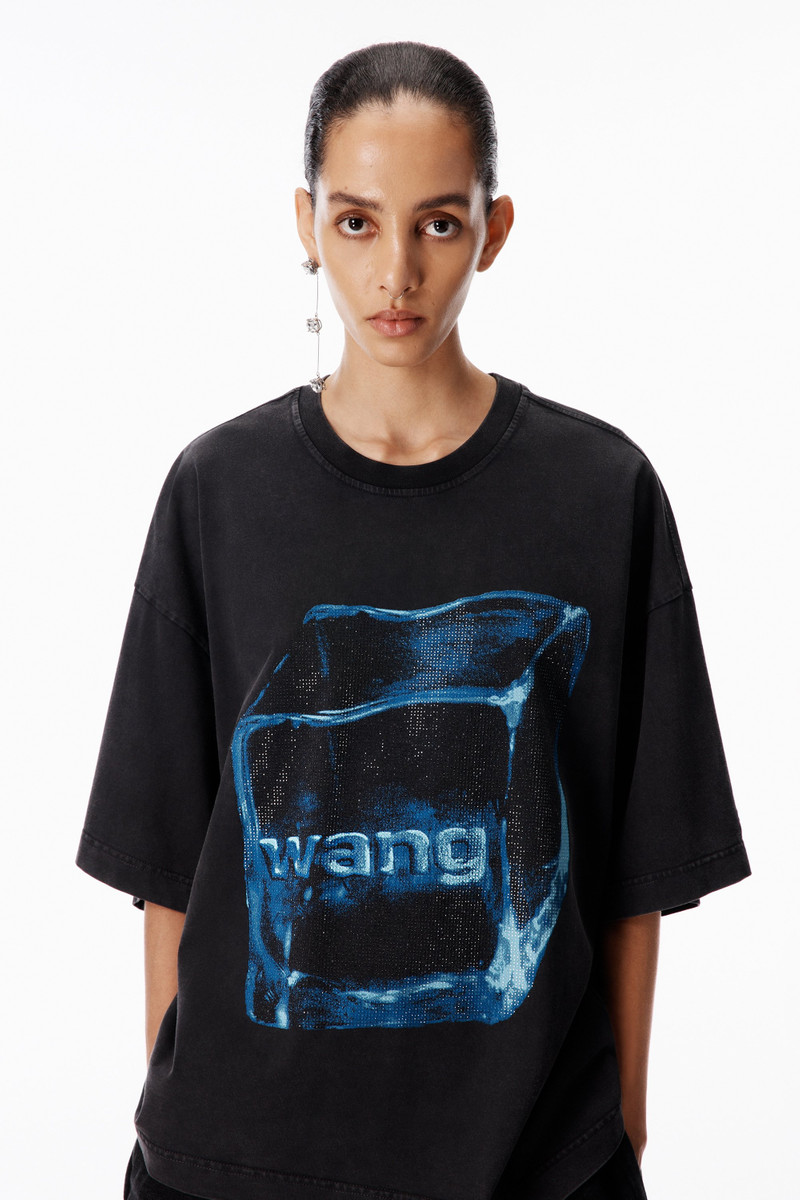 Crystal Hotfix Graphic Short Sleeve Tee 2