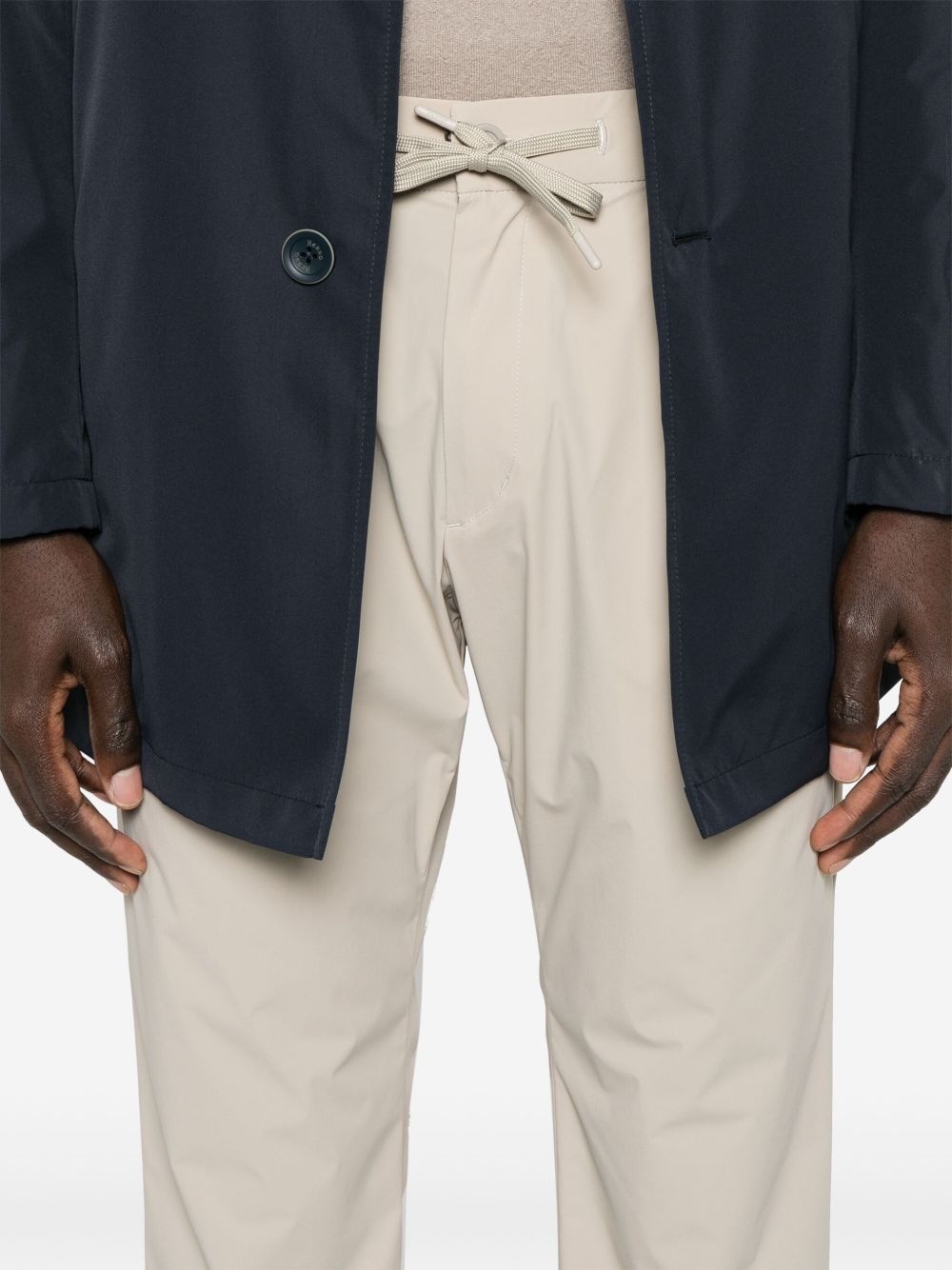 pleated tapered trousers - 5