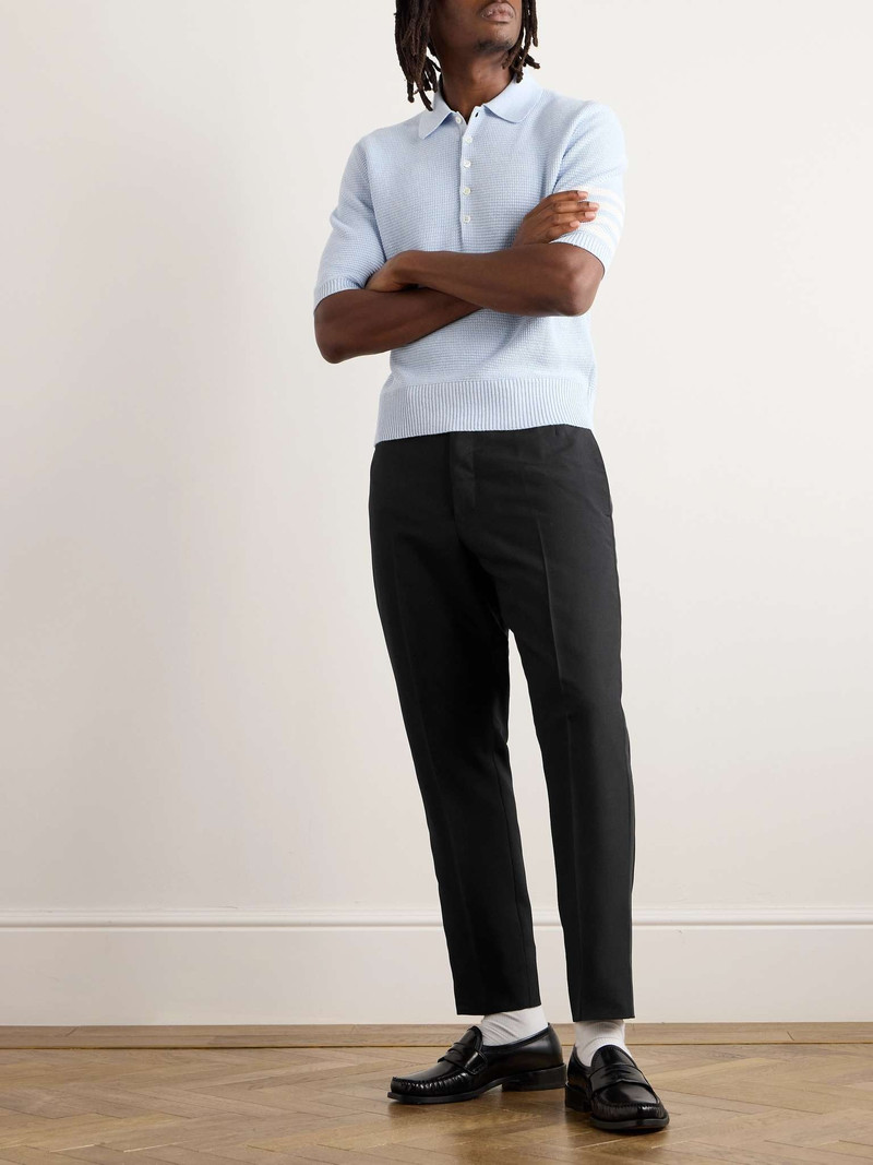 Thom Browne Slim-Fit Tapered Wool-Blend Trousers outlook