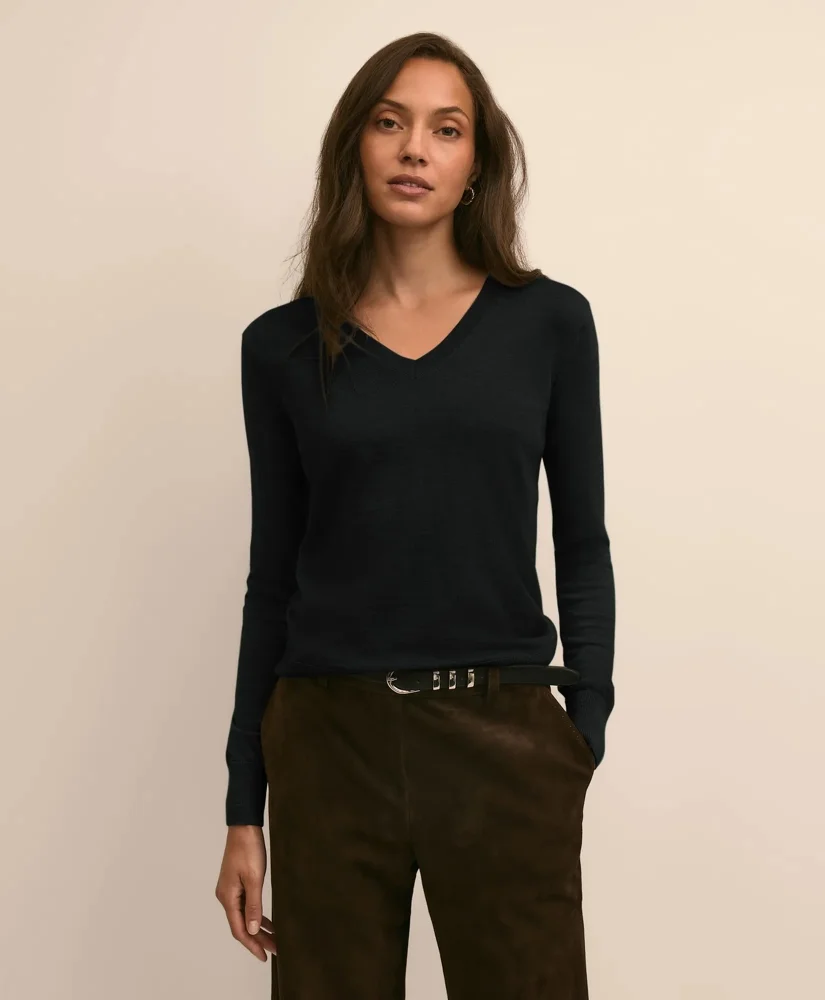 Ultimate Merino Wool V-Neck Sweater - 1