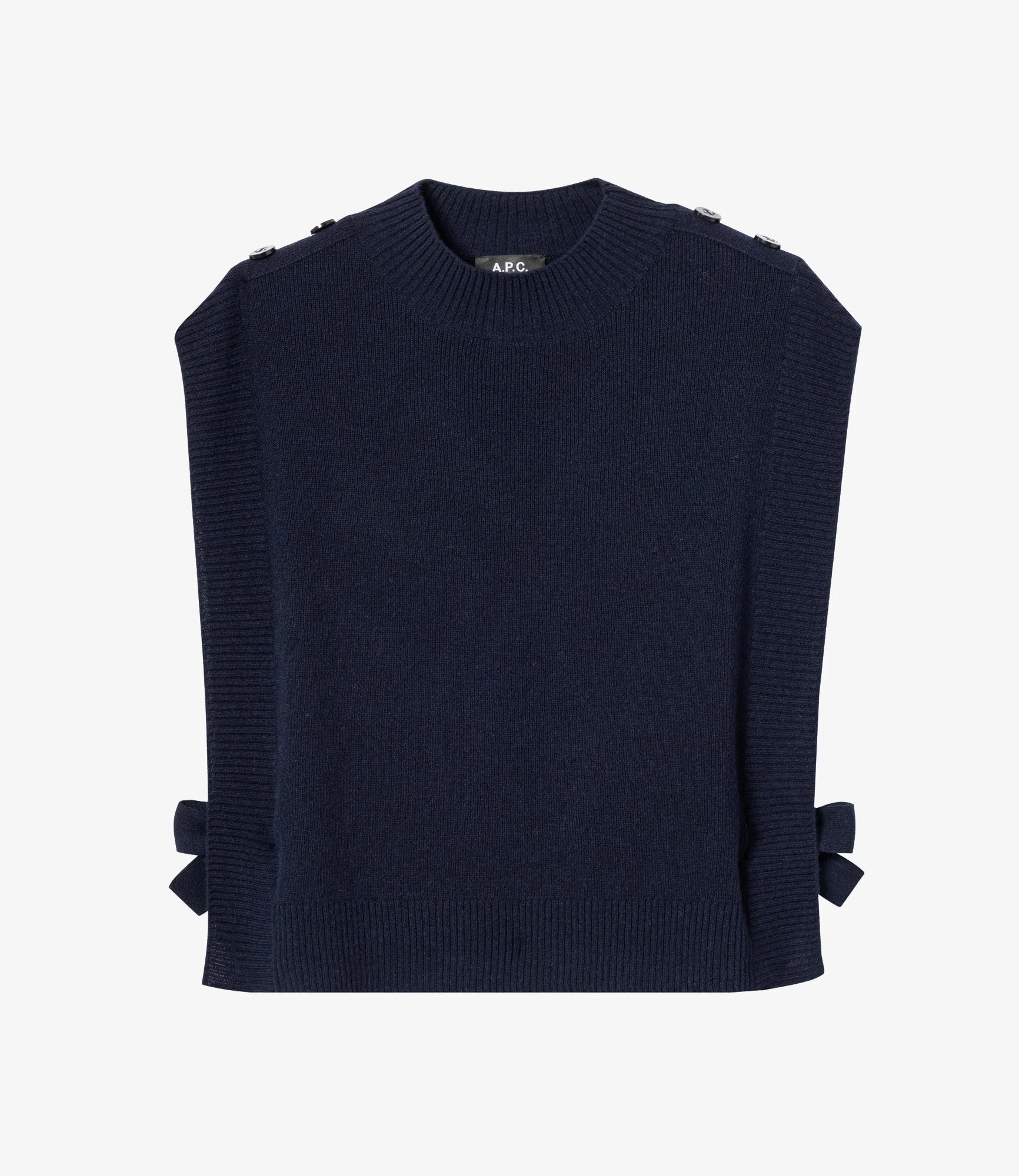 MATHILDE SLEEVELESS SWEATER - 1