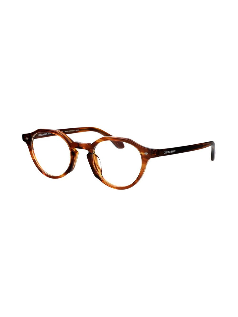 GIORGIO ARMANI round-frame glasses outlook