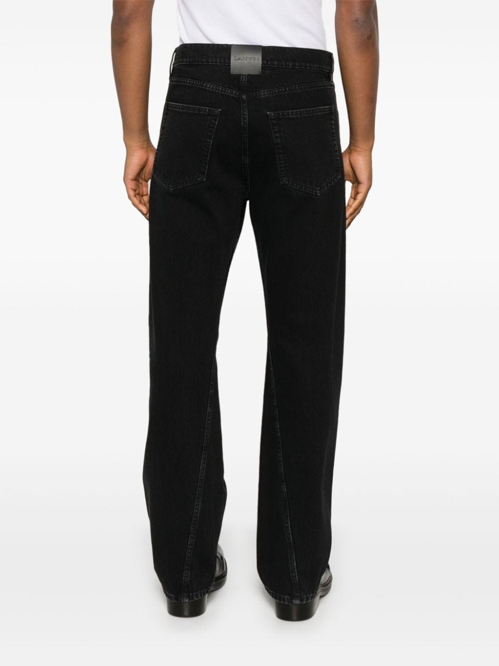 seam-detail jeans - 4