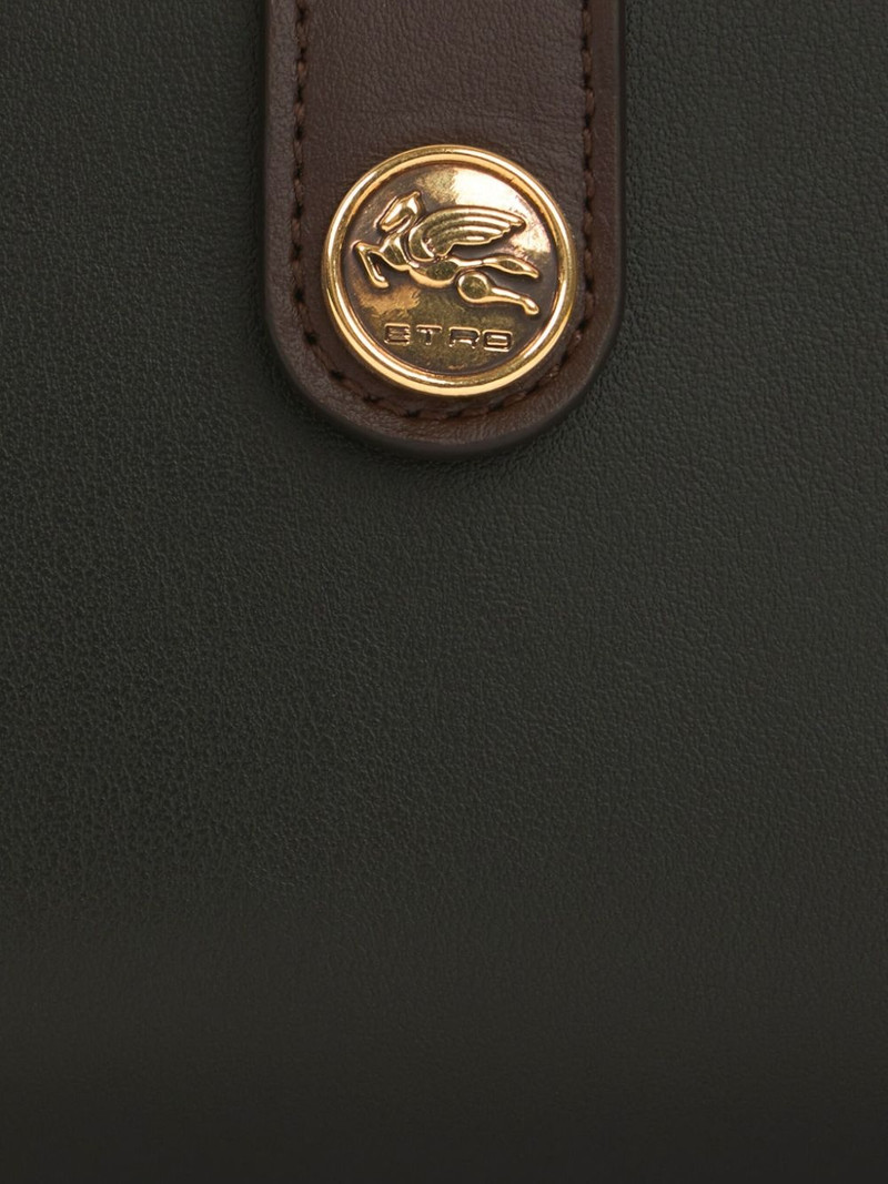 Pegaso-motif leather wallet 3
