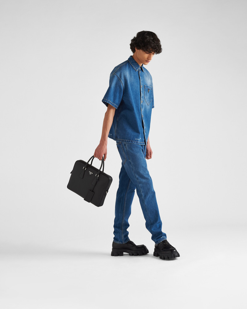 Saffiano Leather Work Bag 8