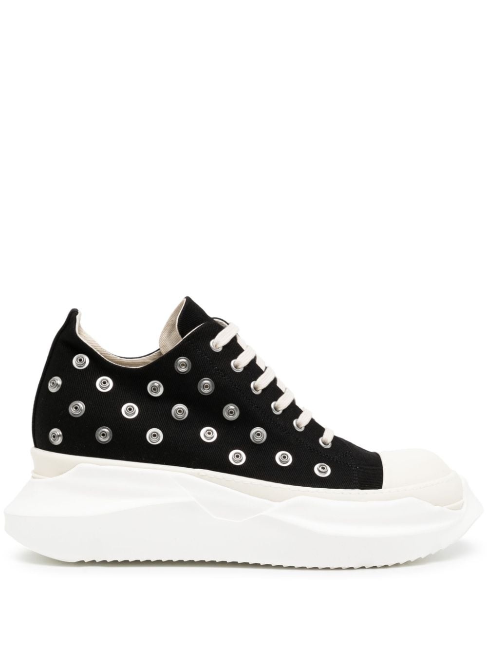 eyelet-detailing contrasting-toecap sneakers