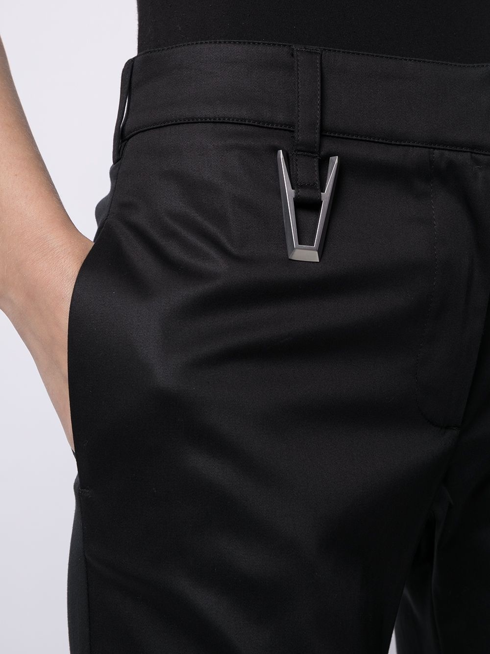 Punk zip-detail slim trousers - 5