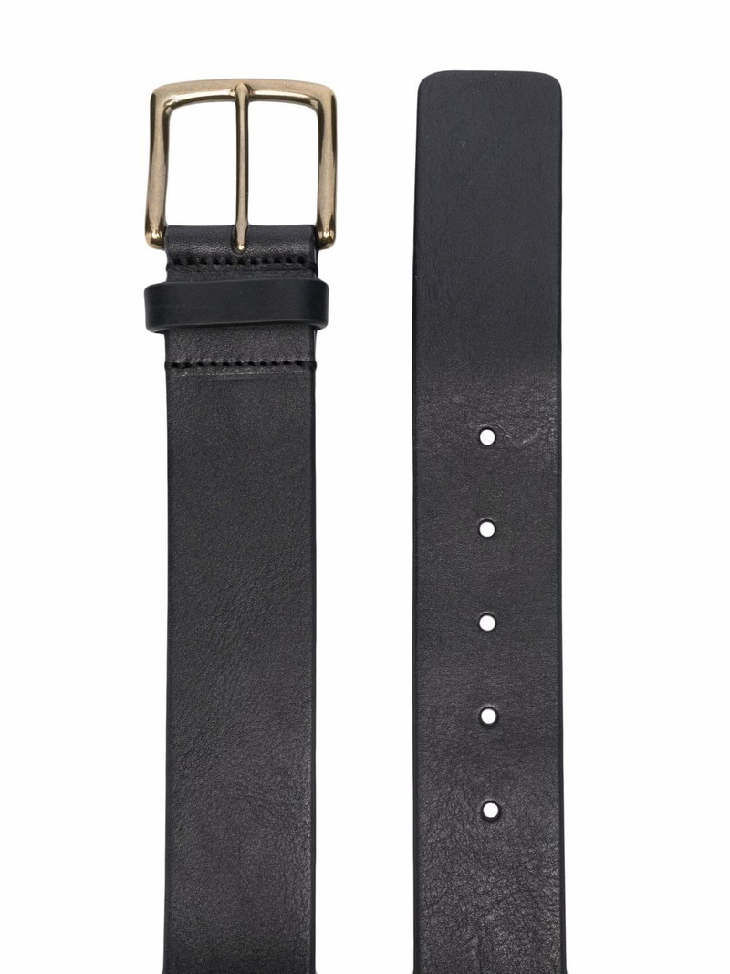 OFFICINE CREATIVE grained calf leather belt outlook