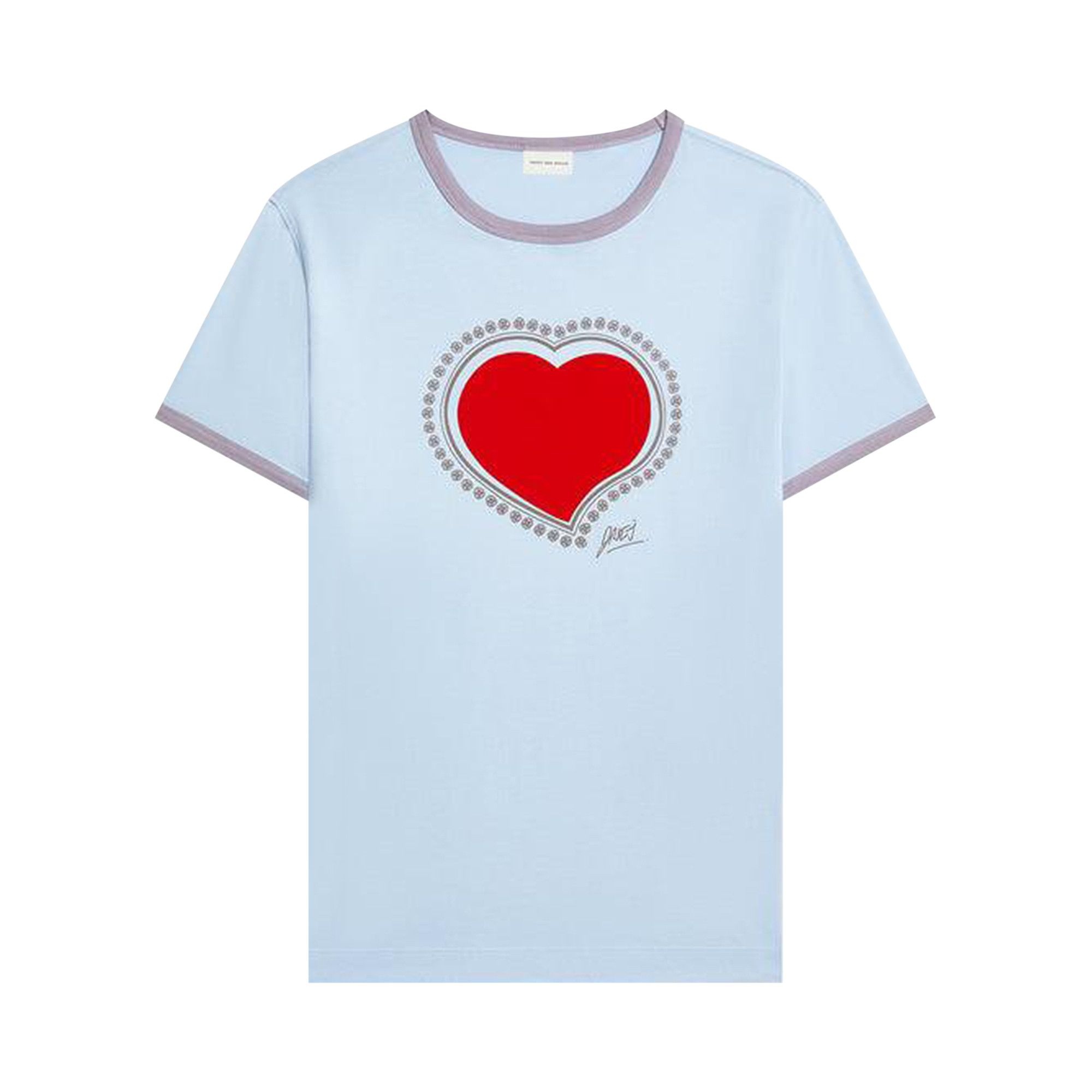 Dries Van Noten Archive Print Tee 'Pale Blue' - 1