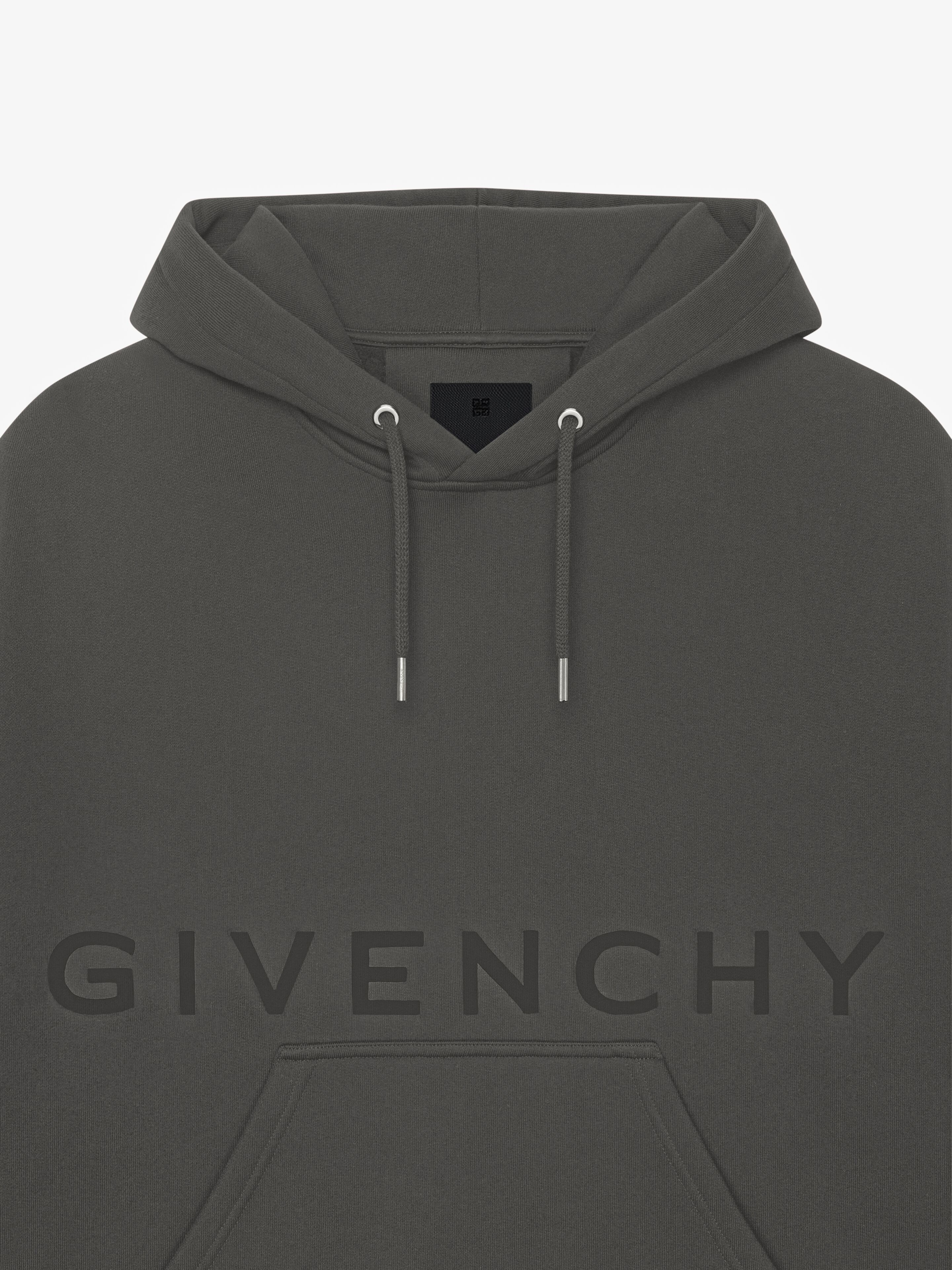 Givenchy GIVENCHY 4G SLIM FIT HOODIE IN FLEECE | REVERSIBLE