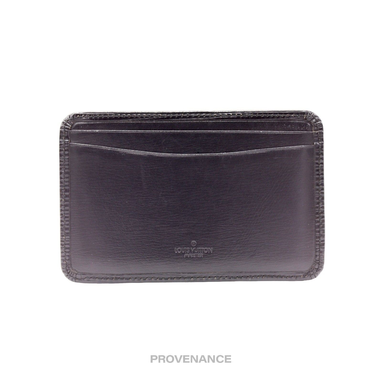 Louis Vuitton MALLETIER Card Holder Wallet - Black Epi - 3