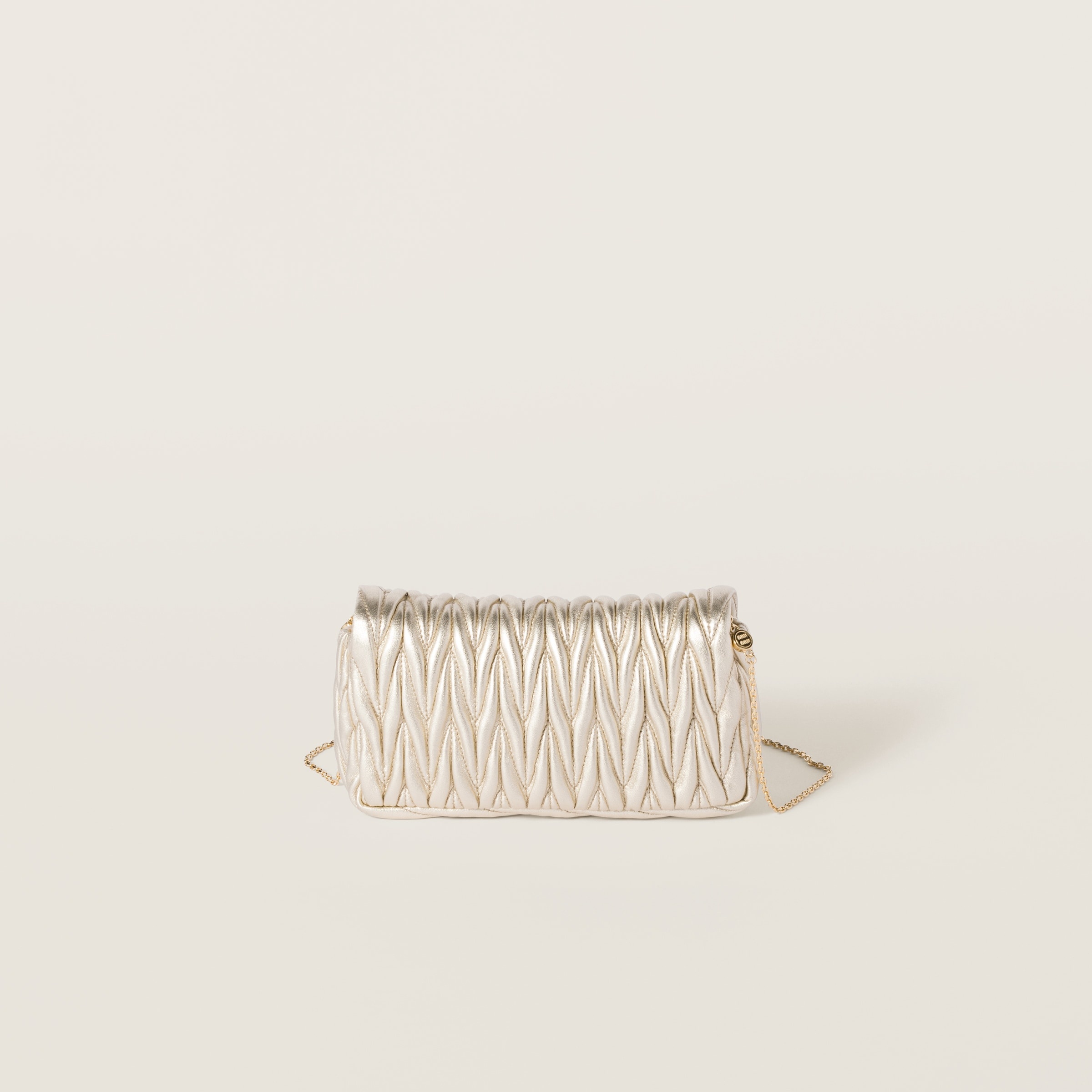 Matelassé nappa leather mini-bag - 3