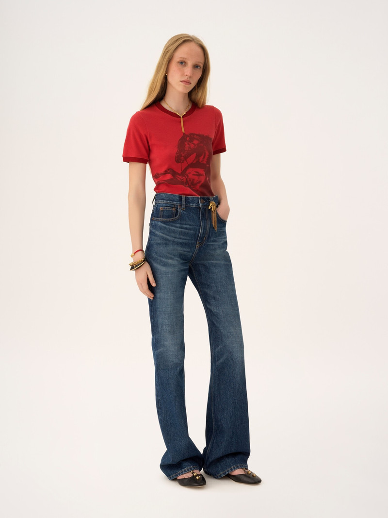 Chloé HIGH-RISE STRAIGHT JEANS IN DENIM outlook
