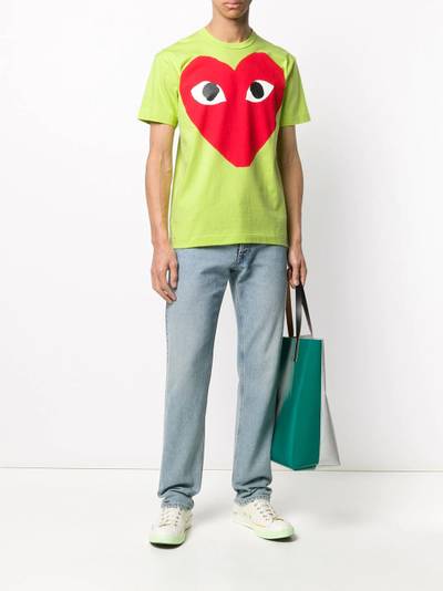 Comme des Garçons PLAY logo print T-shirt outlook