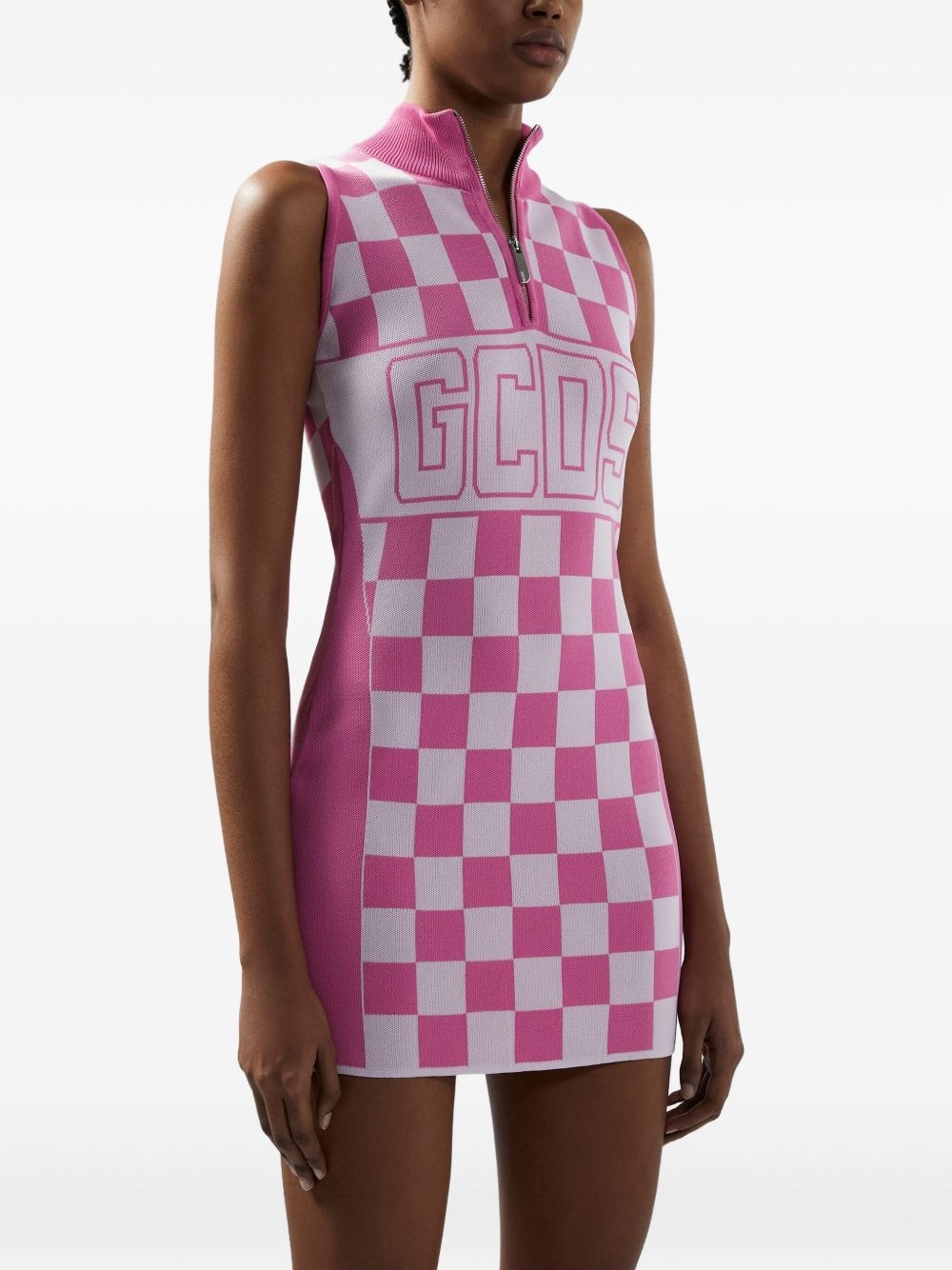 logo-print minidress - 4