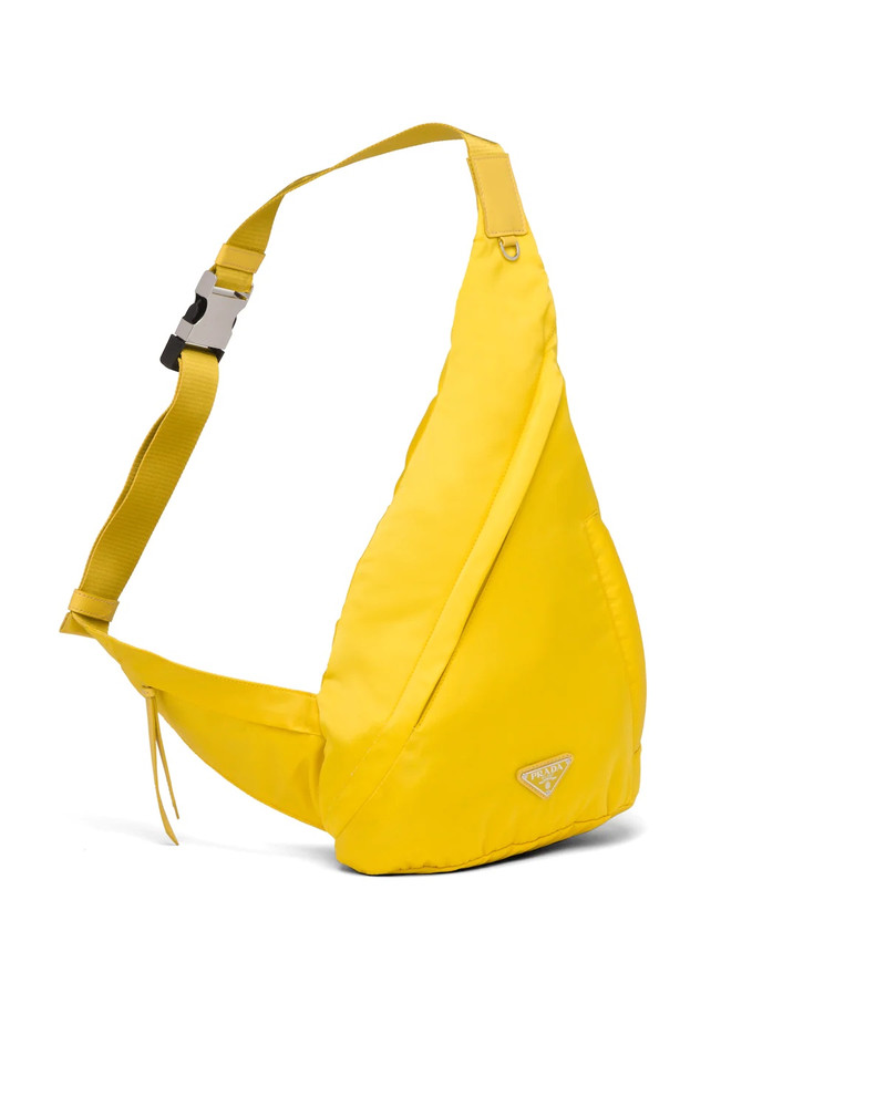 Re-Nylon and leather backpack 3