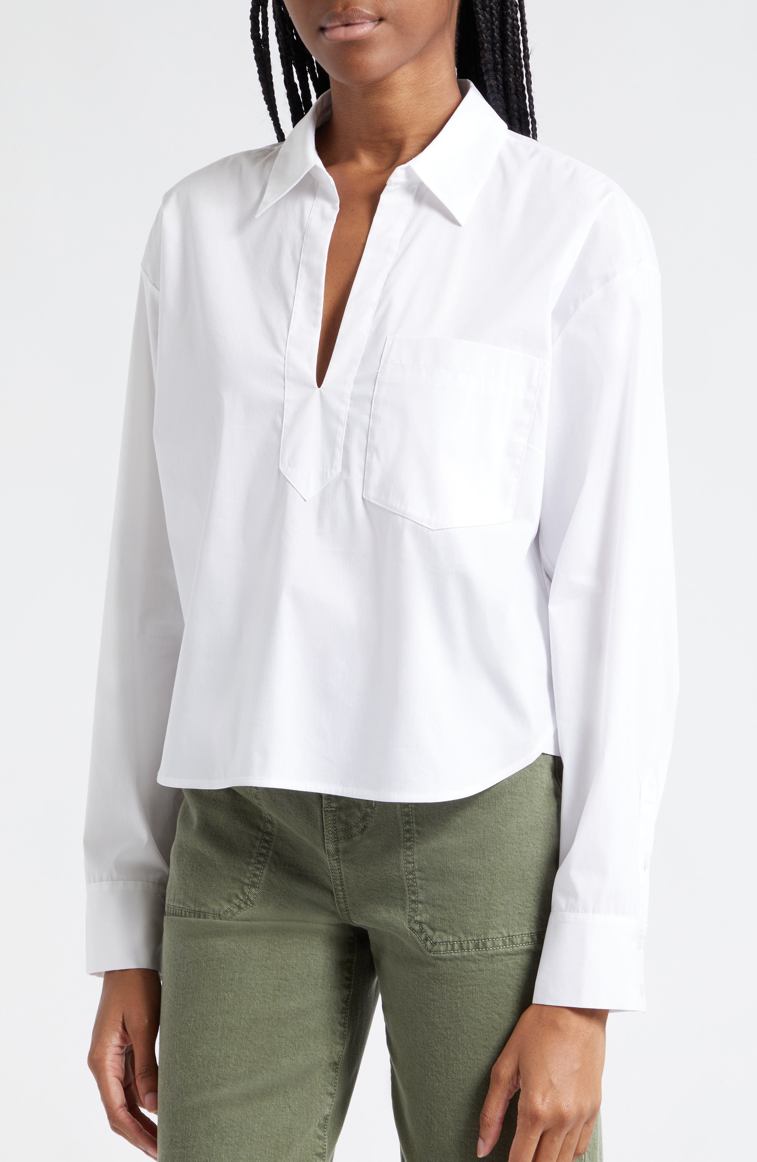 Khai Stretch Cotton Woven Top - 5