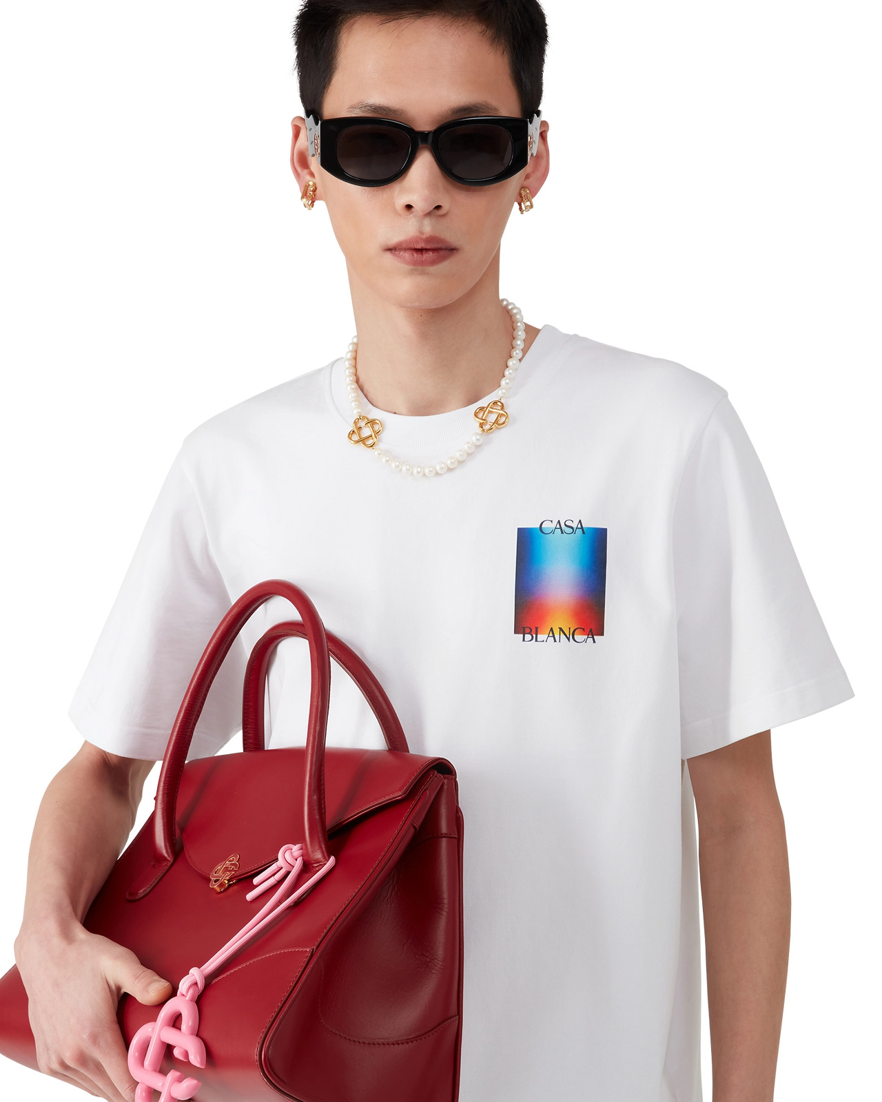 Gradient Casa Logo T-Shirt | Casablanca Paris - 4