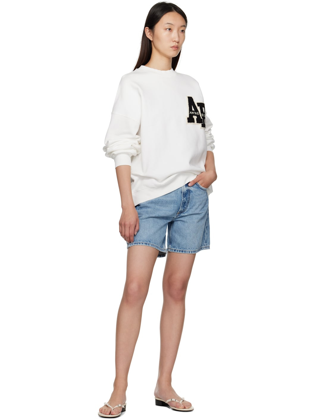 Blue Heath Denim Shorts - 4