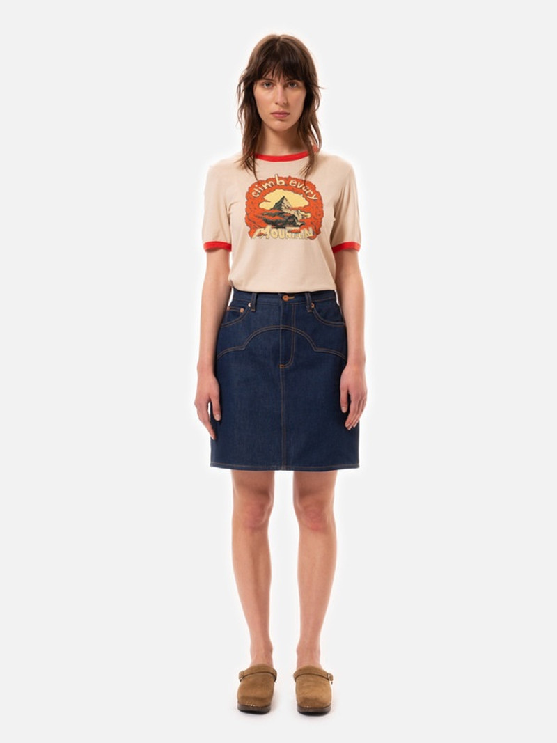 Nudie Jeans Molly Skirt 70's Blue outlook