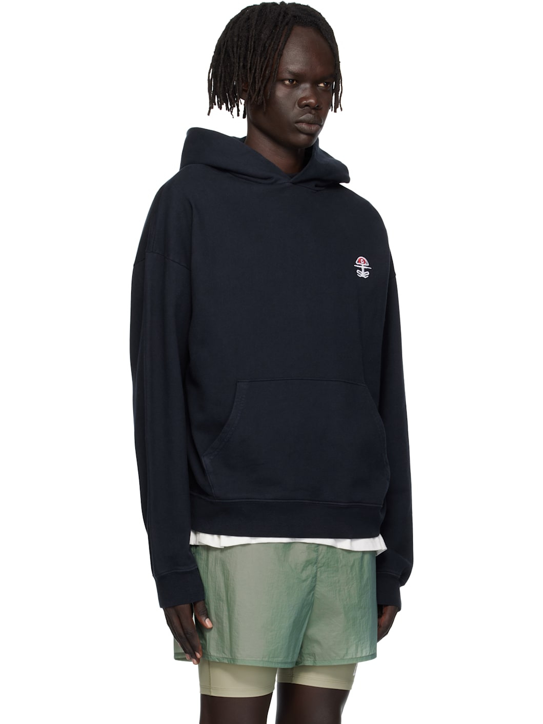 Navy California Cotton Hoodie - 2