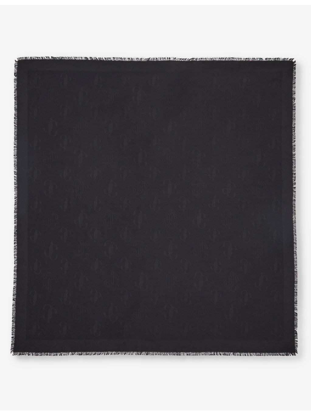Emani brand-print silk-blend scarf - 3