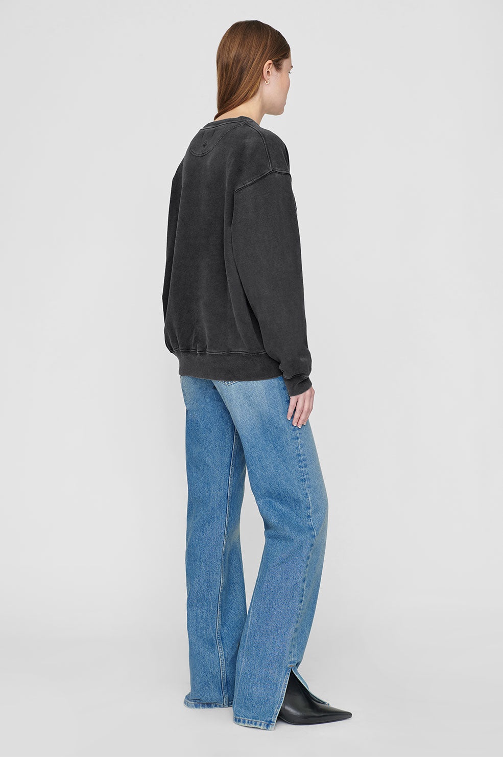Ramona Sweatshirt University Los Angeles - Washed Black - 3