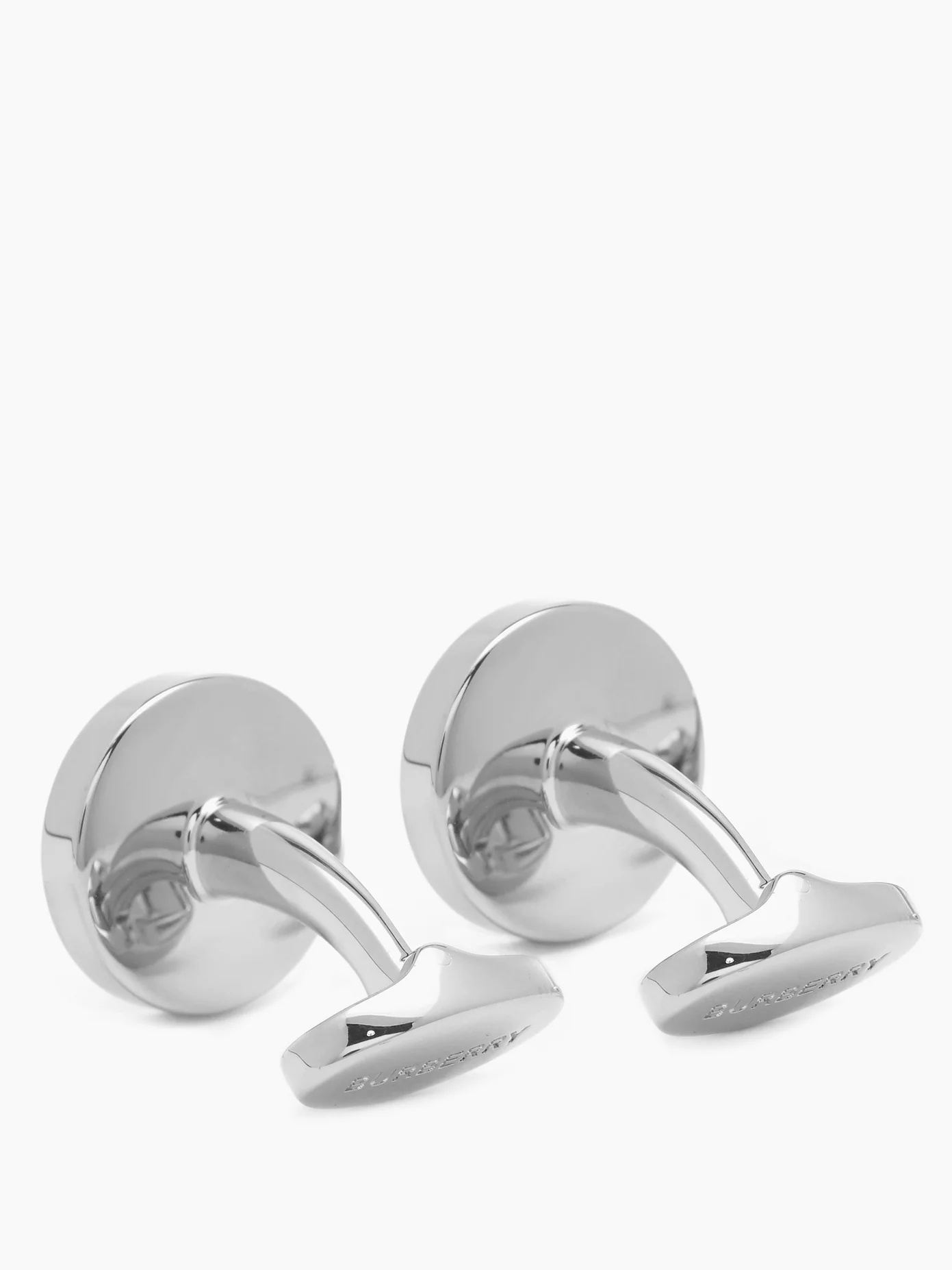 Logo-engraved cufflinks - 3