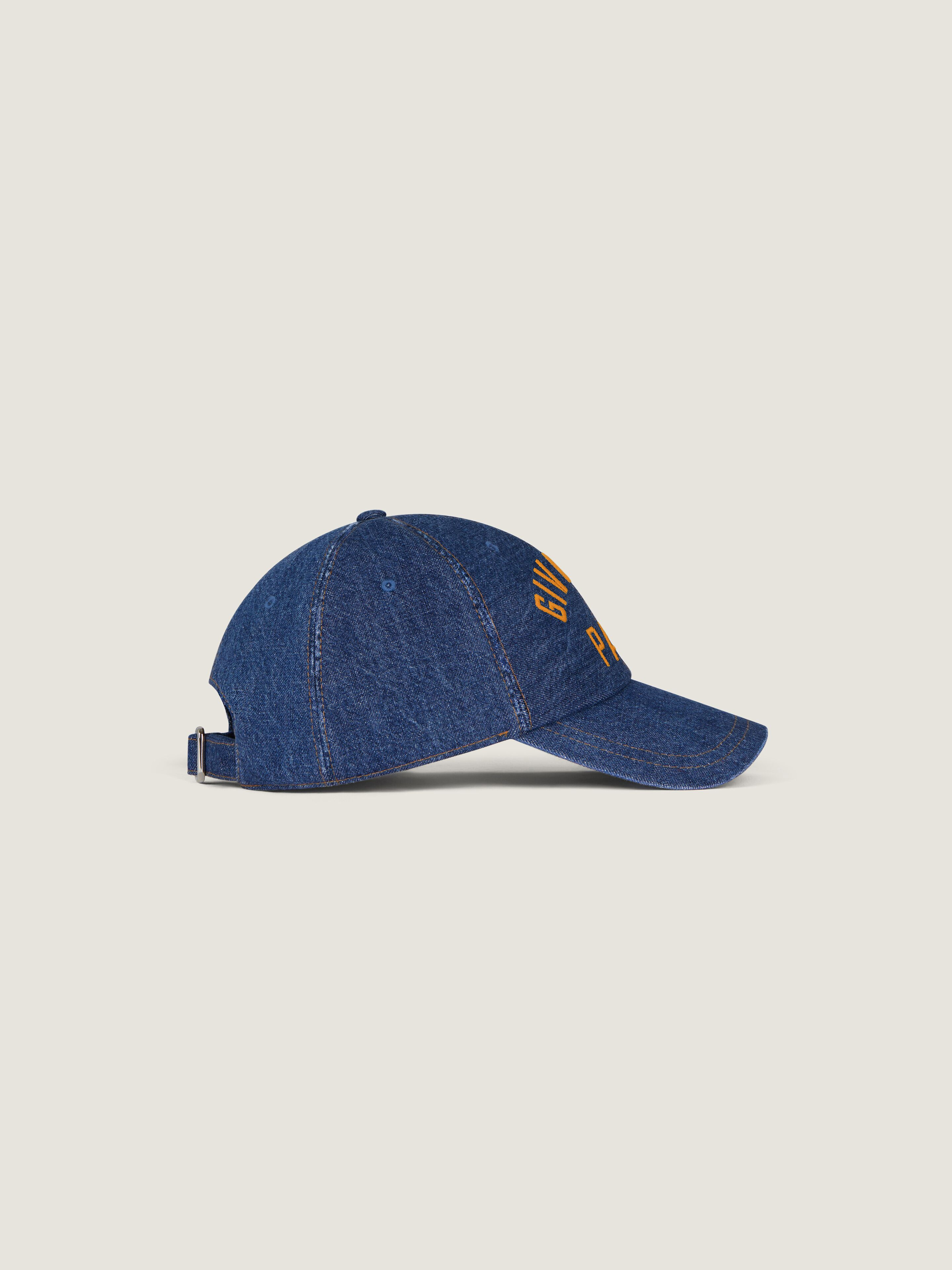 GIVENCHY EMBROIDERED CAP IN DENIM - 2