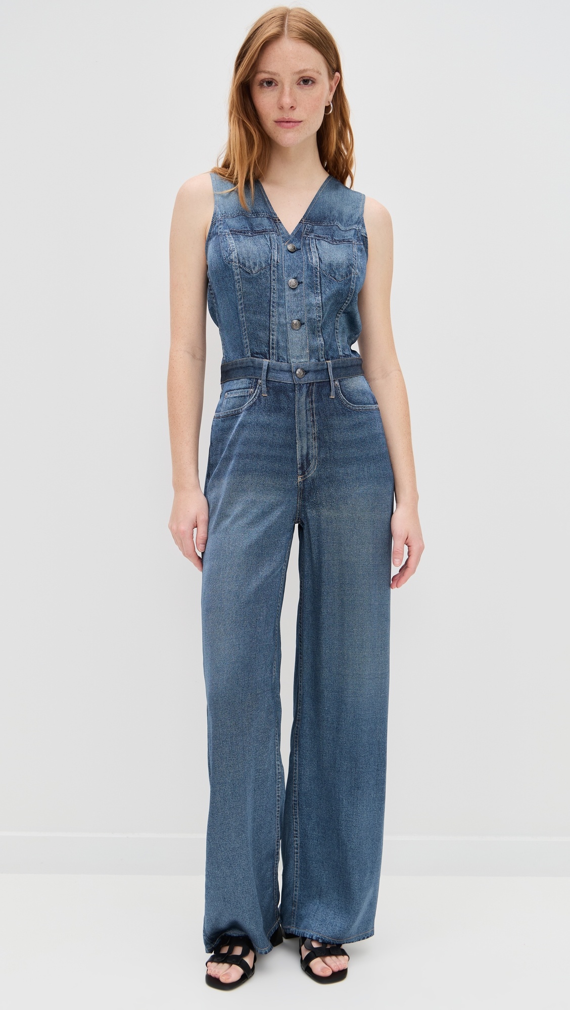 Miramar Satin Sleeveless Jumpsuit - 6
