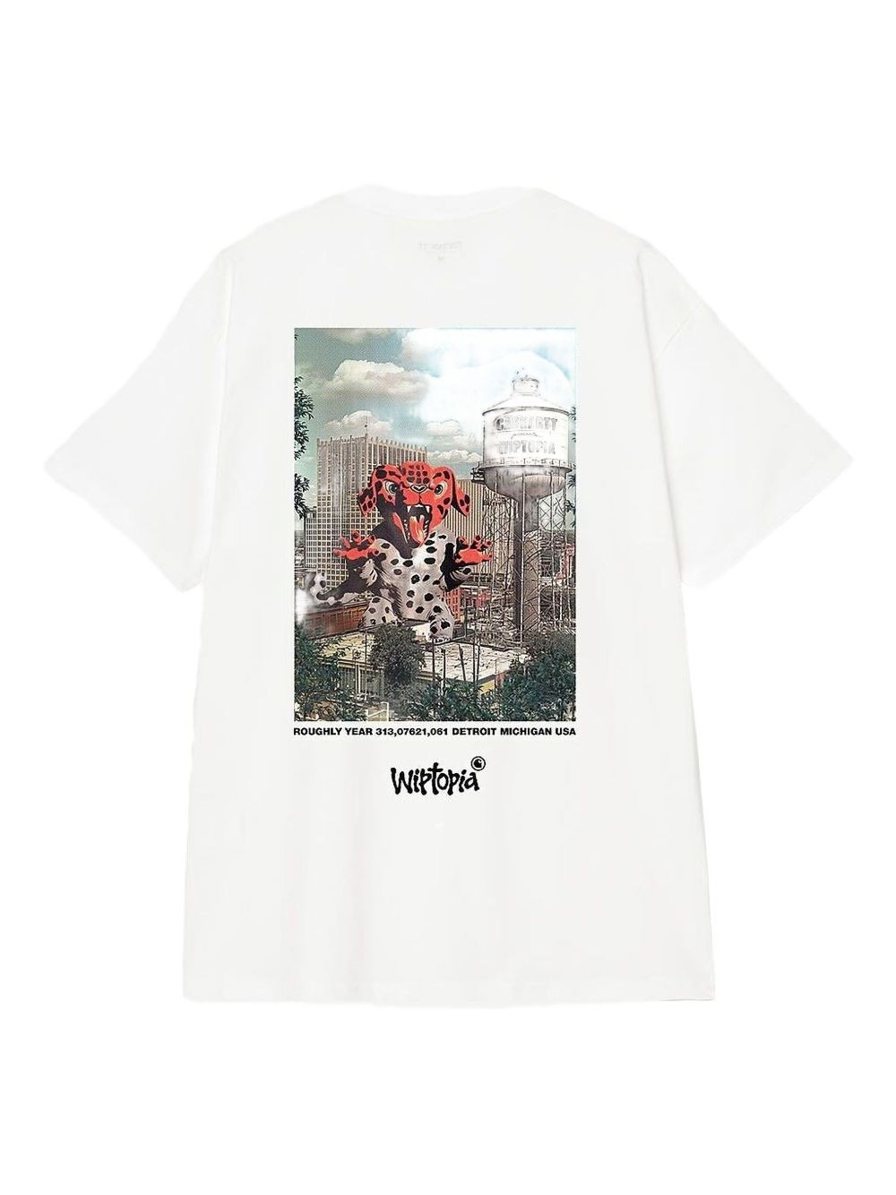 graphic-print logo T-shirt - 2