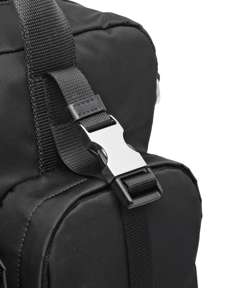 Nylon and Saffiano leather Briefcase 6