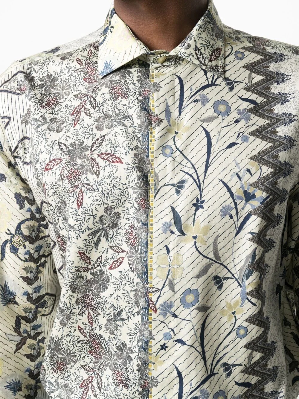 floral embroidered shirt - 5